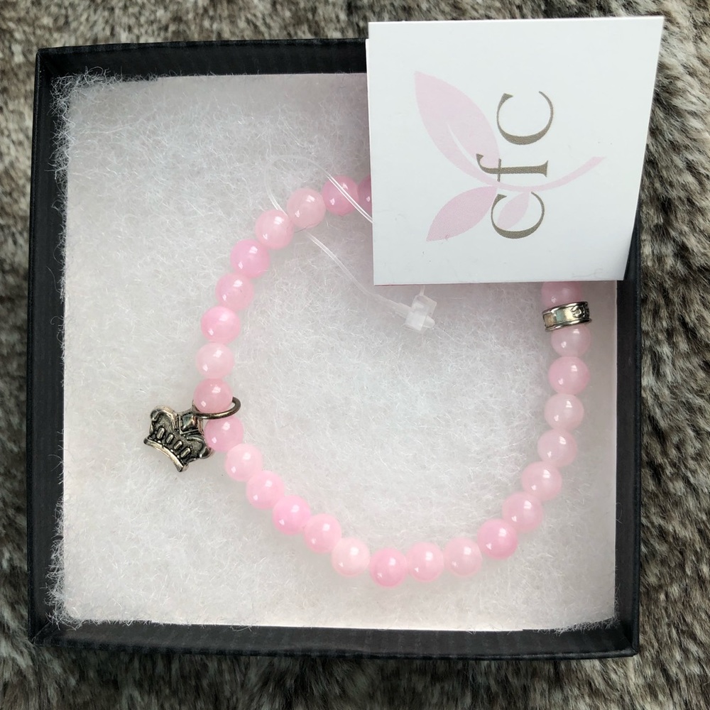 🌻Pink Charm Bracelet for breast cancer charity.